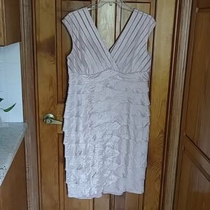 Short ruffled cocktail dress